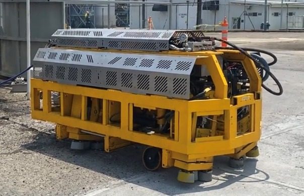 Equipo de desarrollo propio de Geomytsa para los trabajos en el mar